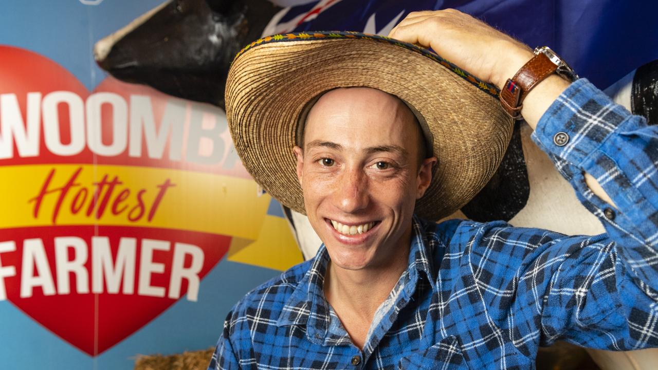 Murphy's Creek farmer Brenton Bowtell was crowned Toowoomba's Hottest Farmer on Australia Day at the Spotted Cow Hotel, Wednesday, January 26, 2022. Picture: Kevin Farmer