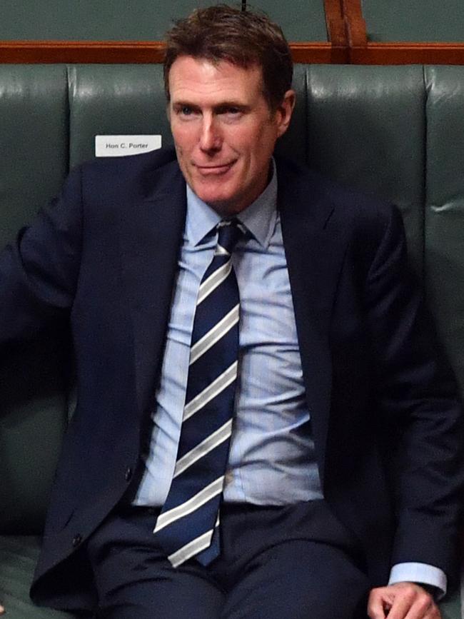 Christian Porter: “Ummm ... ask Peter Dutton”.