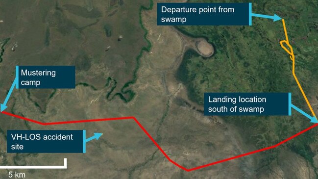 TheÂ Australian Transport Safety Bureau released the flight path of Norman Fisher before his Robinson R22 went down over East Arnhem Land on November 14, 2022.