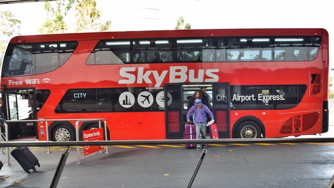 SkyBus has promised new services for travellers. Picture: Tony Gough