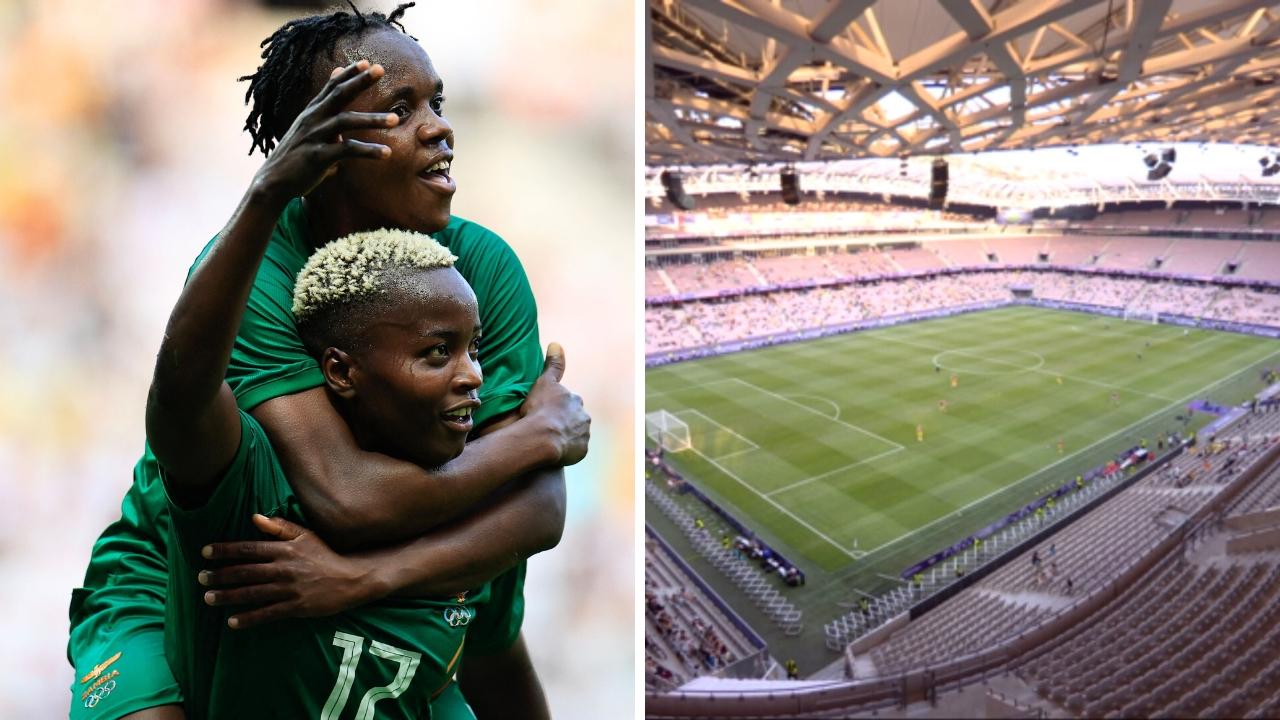 Zambia silenced the silent crowd. Photo: Eurosport, Getty.