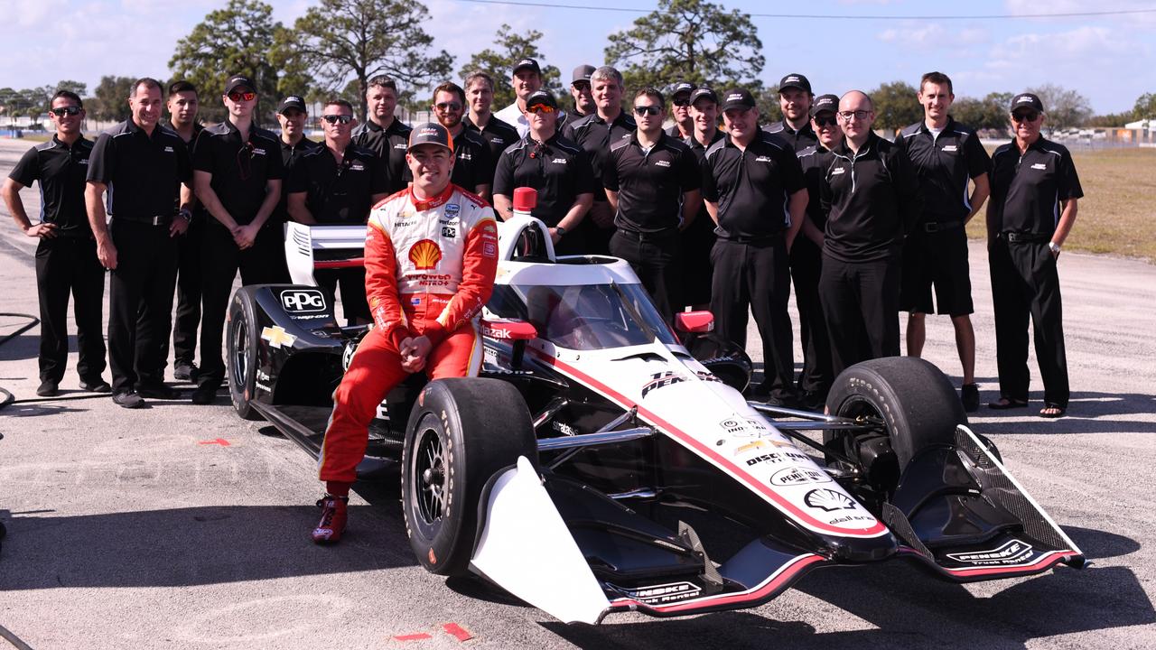 Scott McLaughlin impressed during testing in an IndyCar in the US.