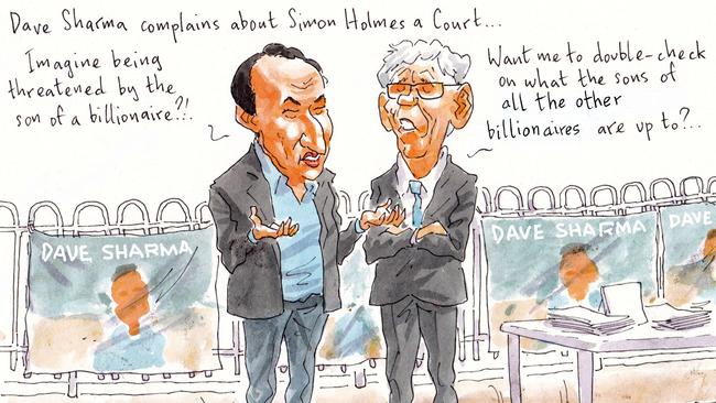 Australia’s charities regulator is reviewing the relationship between Simon Holmes a Court’s Smart Energy Council and new campaigning outfit Smart Voting Pty Ltd. Cartoon: Rod Clement.