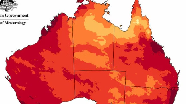 Warmer than average winter. Picture BOM.JPG