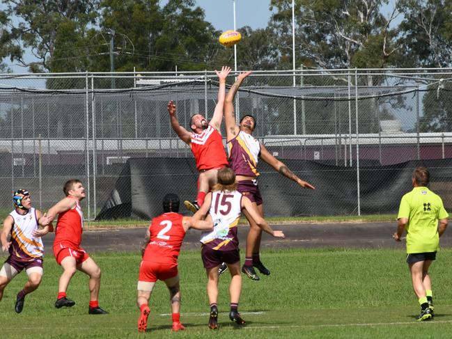 The Lismore Swans take on Grafton Tigers. Picture: Adrian Etherson