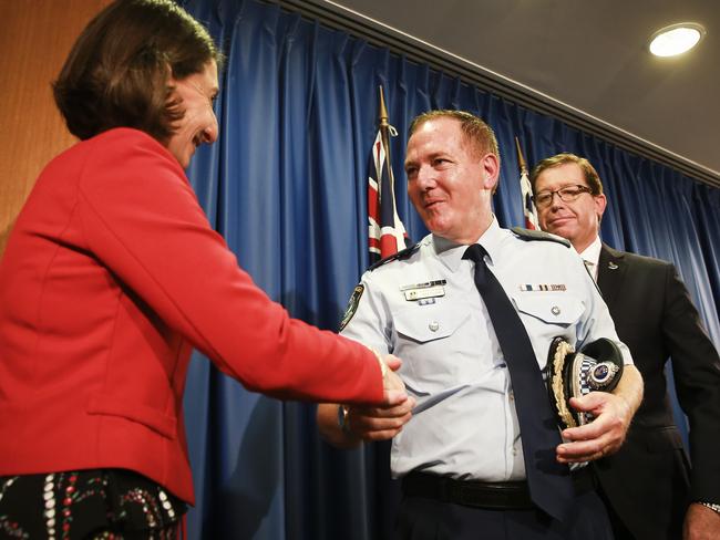 Mick Fuller was selected as the next NSW Police Commissioner today. Picture: Dylan Robinson