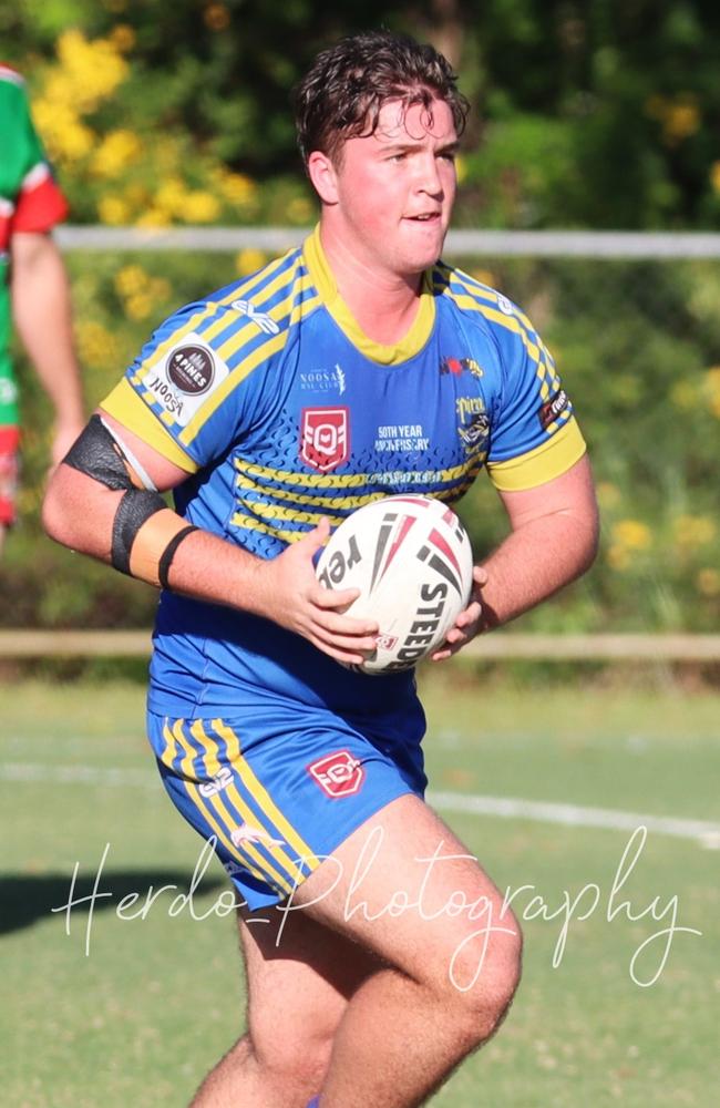 Noosa Pirates player Harry Dwyer in action. Picture: Herdo Photography