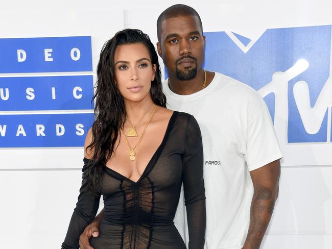 Kim Kardashian said she “respects” the fact that Kanye West “likes” Donald Trump. Picture: Getty Images