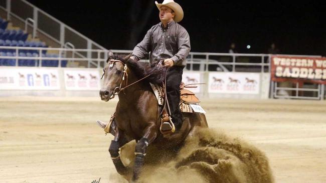 Horse owner Ben Ryan and Pekarra Dazzling Deputy.Photo: Melissa Cruden Crazy Horse Designs