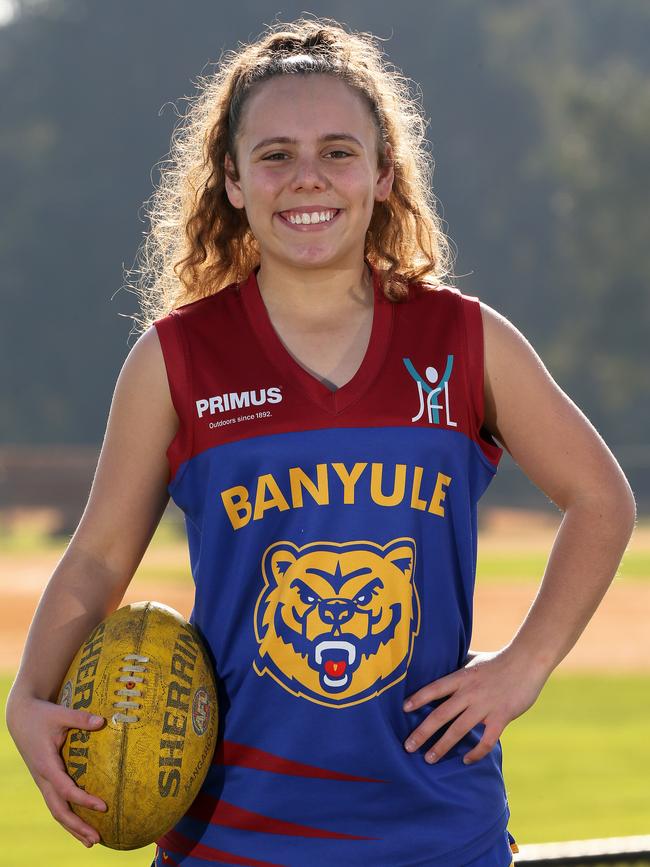 Ava Jordan won her competition best and fairest award last year. Picture: George Salpigtidis