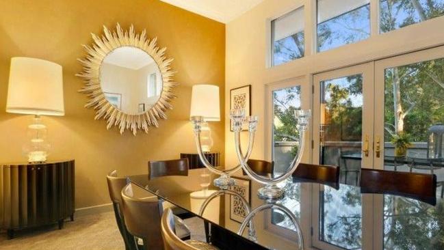 One of the many eating areas inside the house
