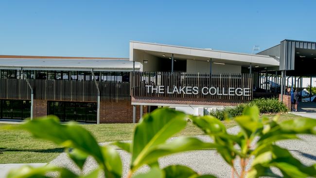 Police were called to The Lakes College, North Lakes, about 4pm.