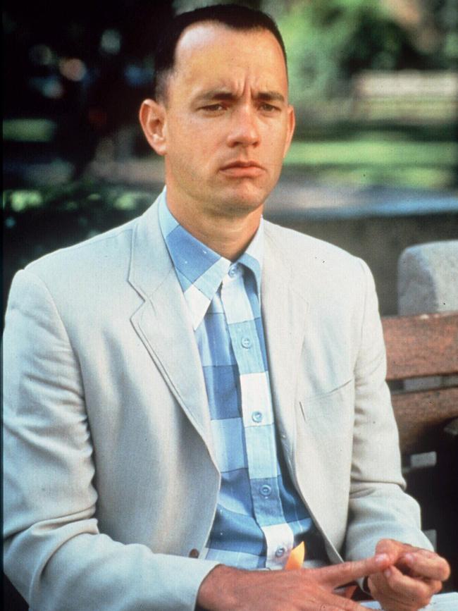 Tom Hanks in Forrest Gump.