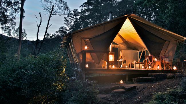 Nightfall Wilderness Camp in Lamington National Park