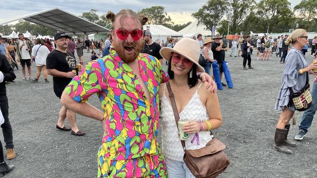 Allan Green and Lotoya Urquhart at Bluesfest 2023. Picture: Savannah Pocock