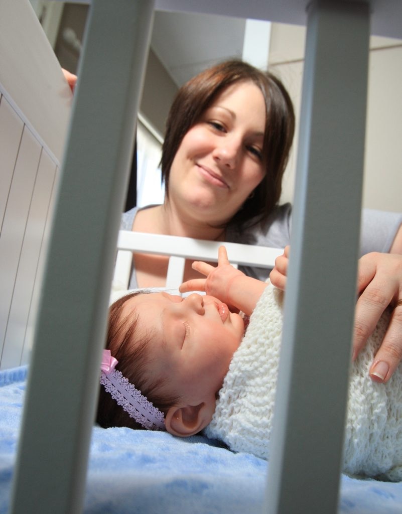 Racheal Ambler and “Natalie” at home in Murwillumbah. . Picture: Blainey Woodham