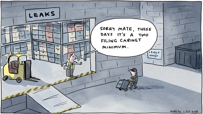 Jon Kudelka Letters page cartoon for 01-02-2018Version:  (650x366)COPYRIGHT: The Australian's artists each have different copyright agreements in place regarding re-use of their work in other publications.Please seek advice from the artists themselves or the Managing Editor of The Australian regarding re-use.