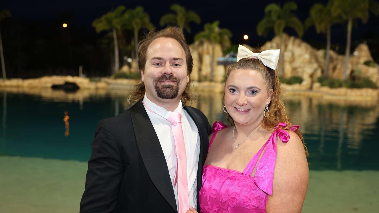 Codey Trethewey and Rhianna Shanahan at the Surf Life Saving Queensland Point Danger Branch centennial celebration at Sea World for Gold Coast at Large. Picture, Portia Large.