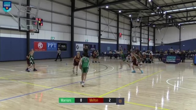 Replay: Basketball Victoria Under-12 Country Championships - Wangaratta Warriors v Melton Thoroughbred (Boys)