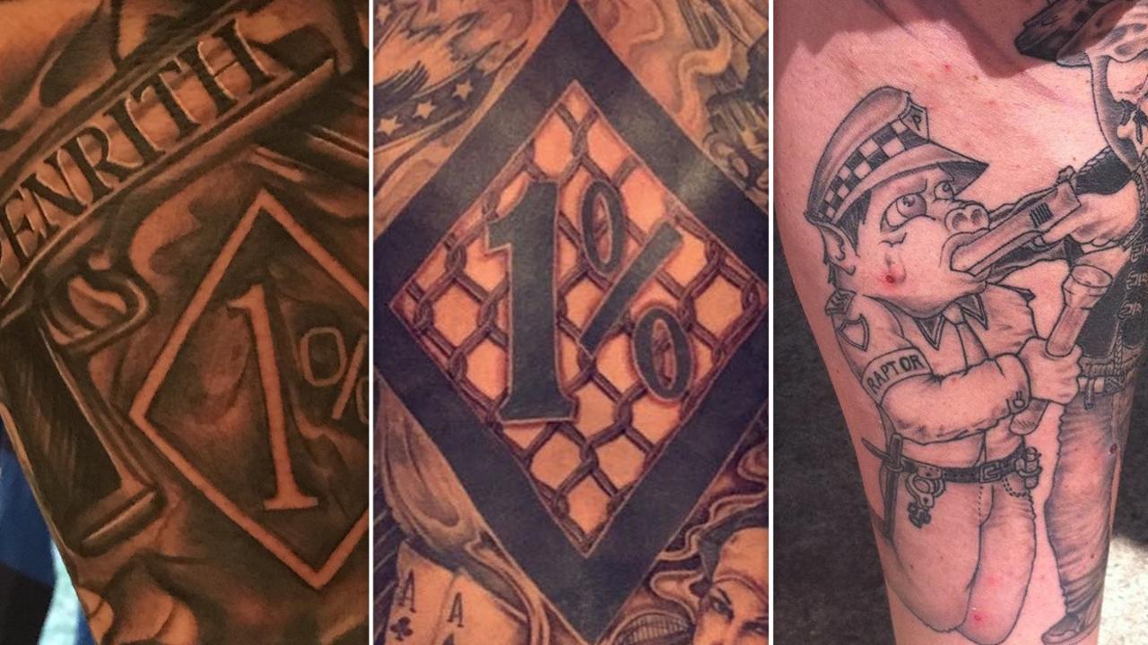 Bikie news Tattoo guide, the secret meaning behind bikies’ ink Gold