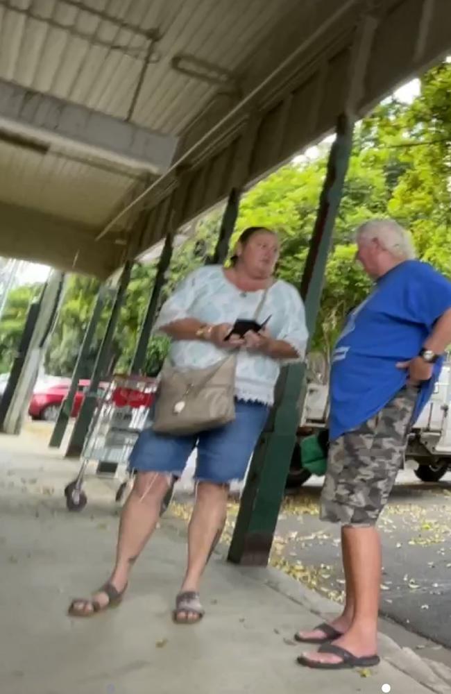 Niomie Ann Madden (left) outside Grafton Local Court.