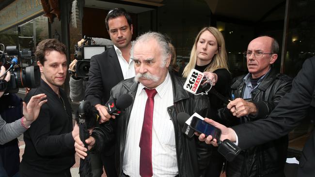 The ‘Butcher of Bega’ leaving Downing Centre Court after he was found not guilty of a misdiagnosis case. Picture: Richard Dobson