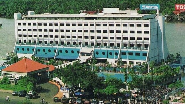 The floating hotel during its incarnation as the Hotel Haegumgang in North Korea.