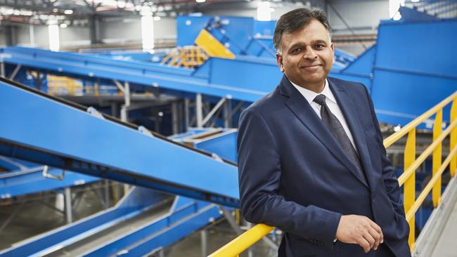 Vik Bansal’s six-year reign at Cleanaway saw shares raise 300 per cent. Picture: Waste Management Review