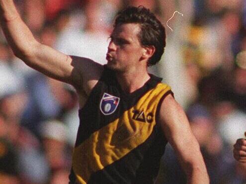 1995. Essendon v Richmond. MCG. Semi-final. Nick Daffy and David Bourke.