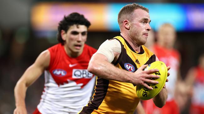 Tom Mitchell says he wants to be part of Hawthorn’s rebuild. Picture: Cameron Spencer/Getty Images