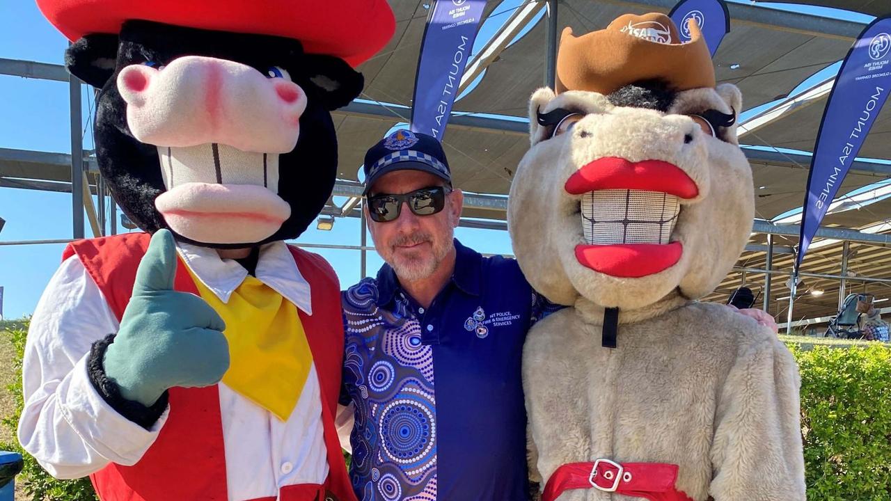 Police recruitment efforts hit the Mount Isa Rodeo in Queensland. Pic: Supplied.