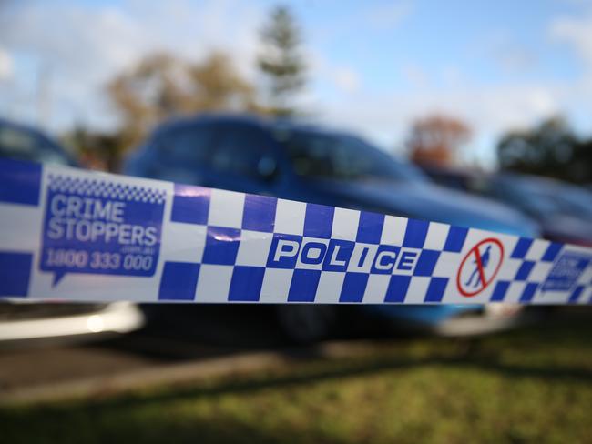 MELBOURNE, AUSTRALIA- NewsWire Photos June 25 2022,  Generic View of Police line tape at a crime scene.Picture: NCA NewsWire /Brendan Beckett