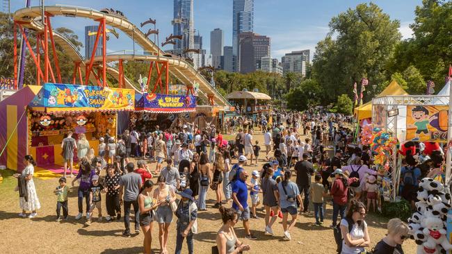 Big crowds flocked to Moomba over the long weekend. Picture: Jason Edwards