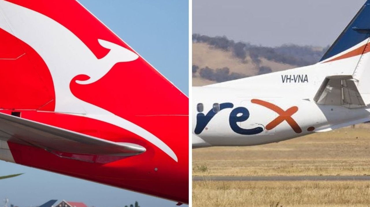 Australijskie regionalne linie lotnicze Rex wykonały pięć kolejnych lotów w NSW, obwiniając Qantas