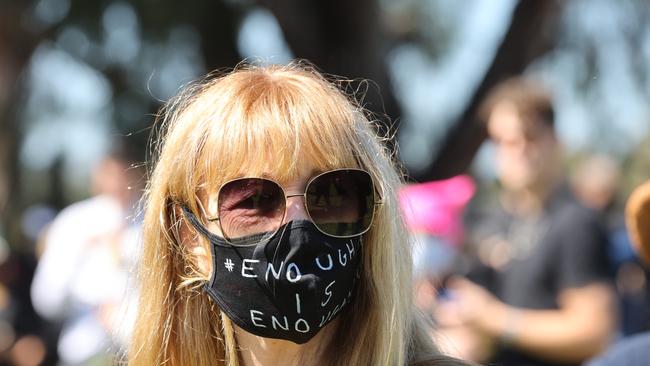 The Women's March 4 Justice Rally at Parliament House in Canberra. Picture: NCA NewsWire / Gary Ramage