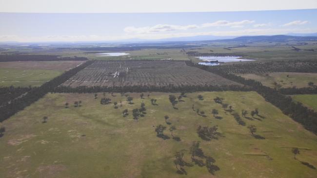 Grazier Roderic O'Connor's 17,400ha Cressy property, Connorville, the proposed site of a new $500m, 288MW solar farm. Picture: Supplied