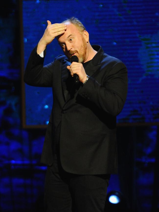 Louis C.K. performs on stage in New York City on February 28 2015. Picture: Andrew Toth/FilmMagic