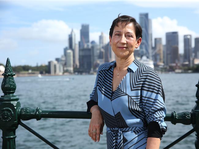 16/02/2024. Toni Korsanos, photographed in Kirribilli, Sydney, with view to the harbour and CBD. Toni is a previous director at Crown Resorts and is current Vice Chairman of Light & Wonder.  Britta Campion / The Australian