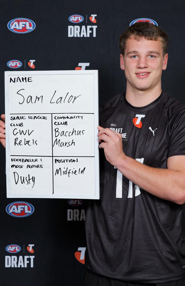 Sam Lalor is expected to be the No. 1 pick in the draft. Picture: Dylan Burns/AFL Photos