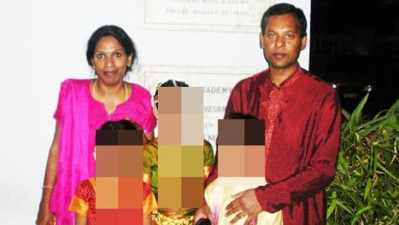 Kumuthini and Kandasamy Kannan have three children.