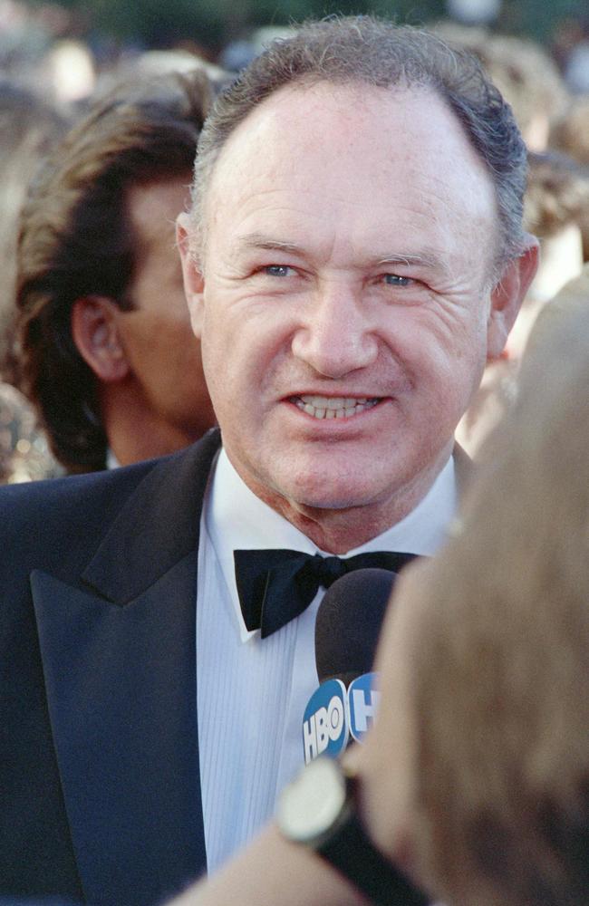 US actor Gene Hackman arrives at the Shrine Auditorium in 1989 to attend the 61st Annual Academy Awards in Hollywood. Picture: AFP