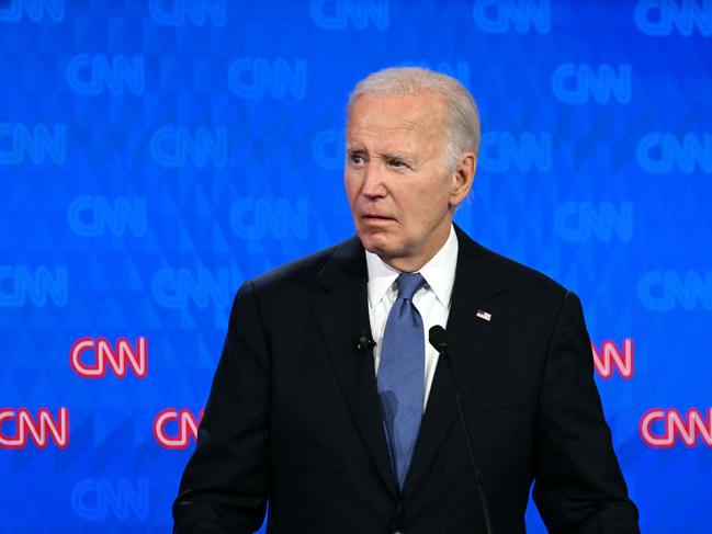 Joe Biden during his debate against Donald Trump. Picture: AFP