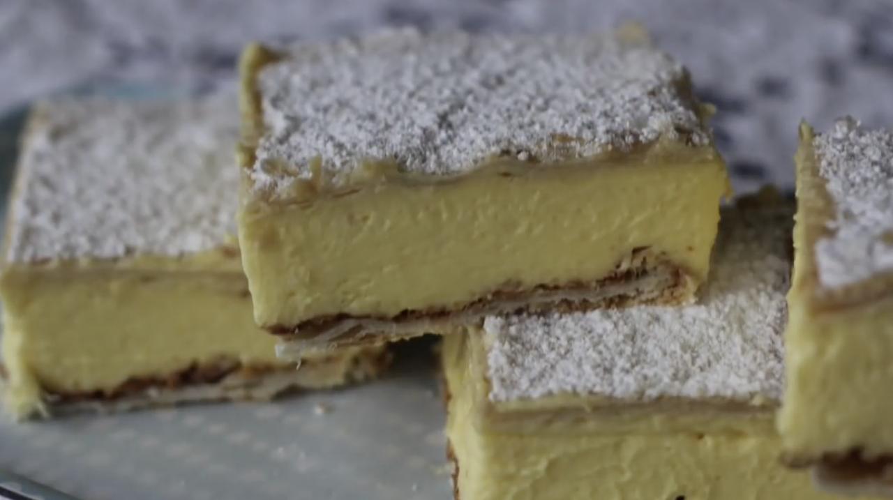 How to make vanilla slice