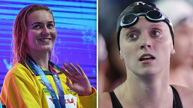 Aussie teen Titmus stuns swimming GOAT Ledecky