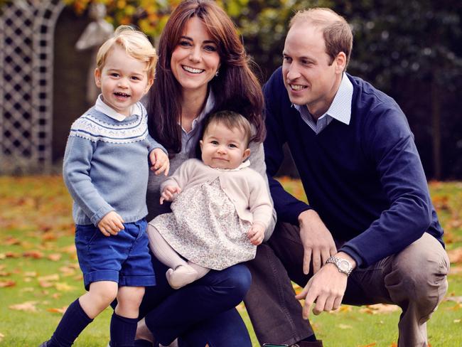 A picture of the family in 2015. Picture: Chris Jelf /Kensington Palace via Getty Images