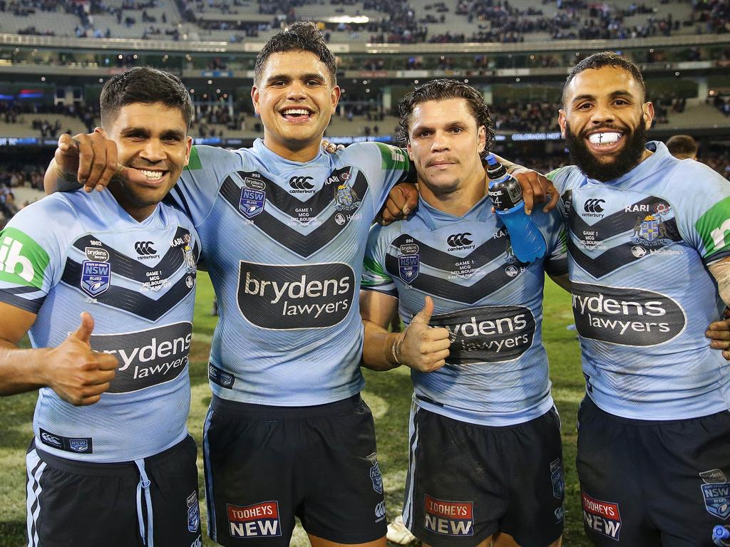 Peachey (left) is a New South Wales Origin representative. Picture: Brett Costello