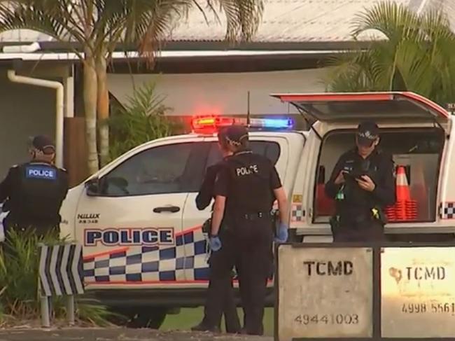 Emergency crews are responding to reports of multiple shootings at a South Mackay address in northern Queensland. Picture: 9NEWS,