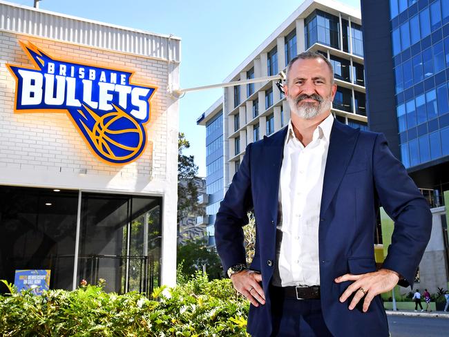 Brisbane Bullets CEO Malcolm Watts. Picture: John Gass