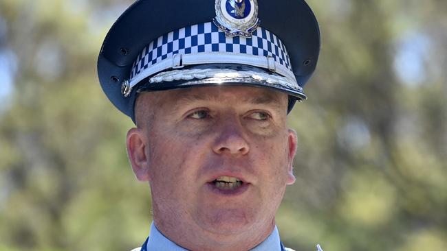 Assistant Commissioner Peter McKenna said social media rumours of mass casualties in the floods disaster were wrong. Picture: NCA NewsWire / Jeremy Piper