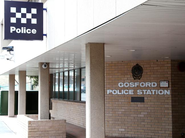 Mr Stewart was taken to Gosford Police Station where he was charge with 13 offences. (AAP Image/Sue Graham)